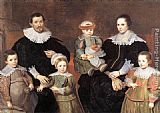 Cornelis De Vos Wall Art - The Family of the Artist